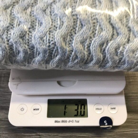 GAP for Good Womens Cable Knit Light Blue Pullover 100% Cotton Sweater Sz Small - Picture 8 of 8